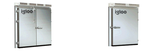 Motor sliding double/single insulated door
